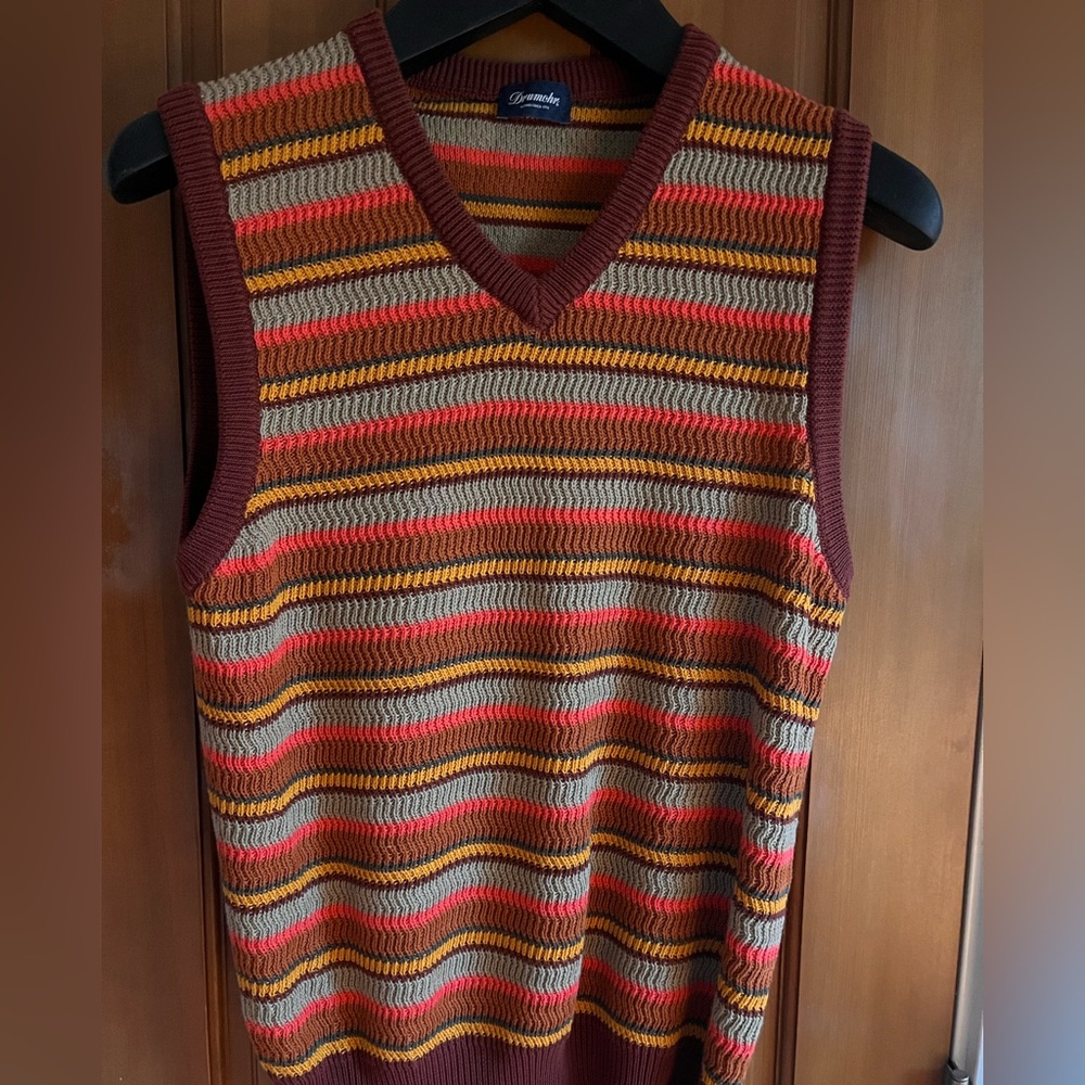 MADE IN ITALY Sweater-vest with WILD colors